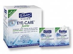 EYE-CARE FORTE- מגבונים עדינים במיוחד לניקוי אינטנסיבי של העפעפיים והריסים - נוסחה מחוזקת