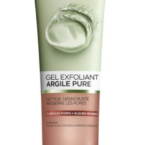 Pure Clay Wash תרחיץ חימר עם גרגירים לזוהר (אדום) לעור רגיל עד שמן