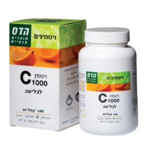 Vitamin C 1000 100 Tablets FLORIS הדס ויטמין סי 1000