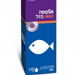 אלספה MAX נוזל בטעם לימון עדין 140 מ"ל