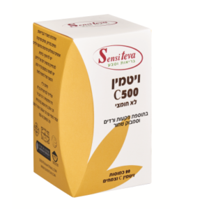 ויטמין C-500 לא חומצי - סנסי טבע