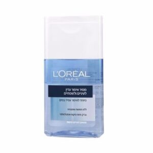 l'oreal לוריאל מסיר איפור עדין לעיניים ולשפתיים