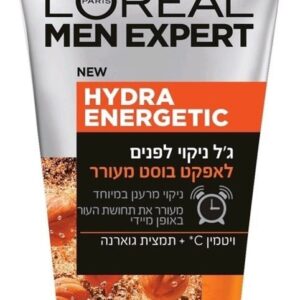 לוריאל מן אקספרט- ג'ל ניקוי לפניםL'Oreal Men Hydra Energetic