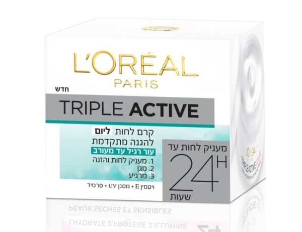 קרם לחות לוריאל לעור רגיל ומעורב Triple Active