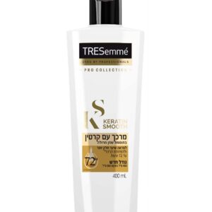 Tresemme מרכך-עם קרטין למראה חלק יותר 400 מל