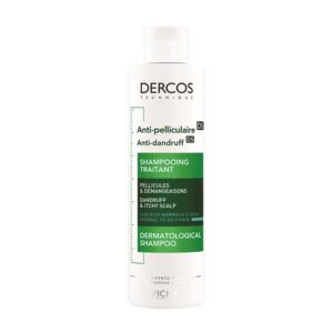 VICHY DERCOS ANTI-DANDRUFF SHAMPOO-שמפו נגד קשקשים לשיער רגיל ושמן