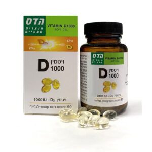 ויטמין D1000 הדס 90 כמוסות