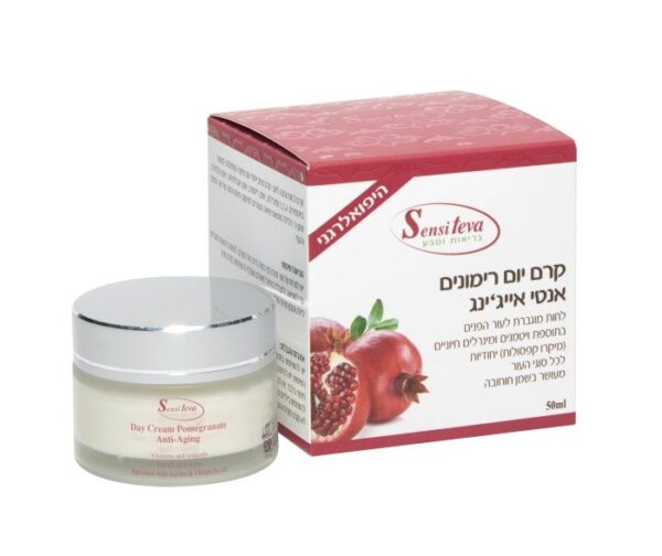 קרם לחות והזנה רימונים Anti aging - סנסי טבע