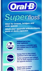 oral-b super floss חוט דנטלי אורל בי אורטודונטי