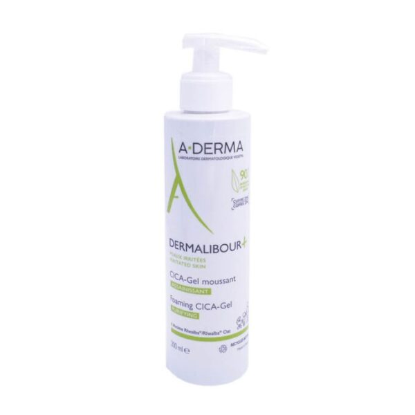 אדרמה ג'ל רחצה לניקוי והרגעת העור Dermalibour+ Foaming Gel