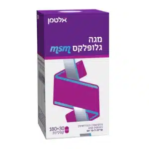 מגה גלופלקס גלוקוזאמין וכונדרואיטין בתוספת MSN אלטמן