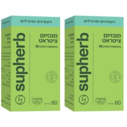 זוג מגנזיום ציטראט בתוספת ויטמין B6