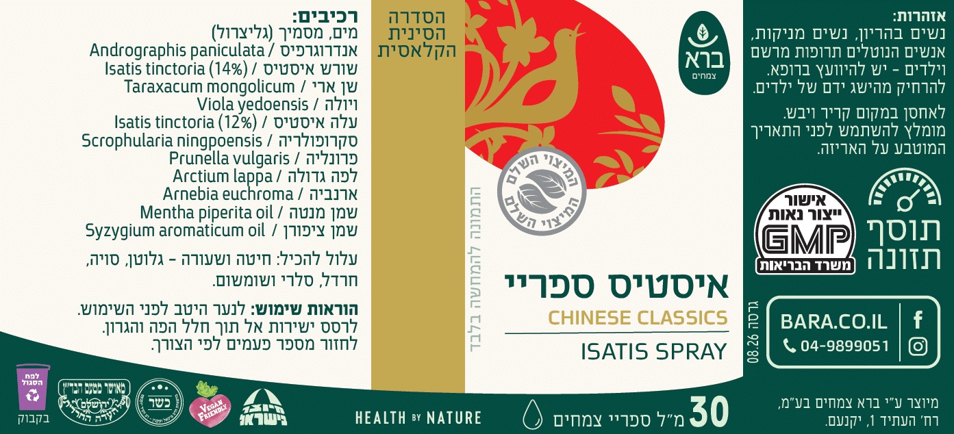 איסטיס ספריי | Isatis spray – תמונה 2