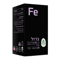 Fe – IRON | ברזל 60 כמוסות- 30 מ"ג