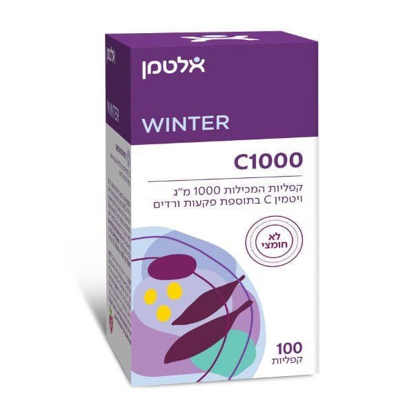 ויטמין C 1000 לבליעה Vitamin C 1000Mg אלטמן ALTMAN