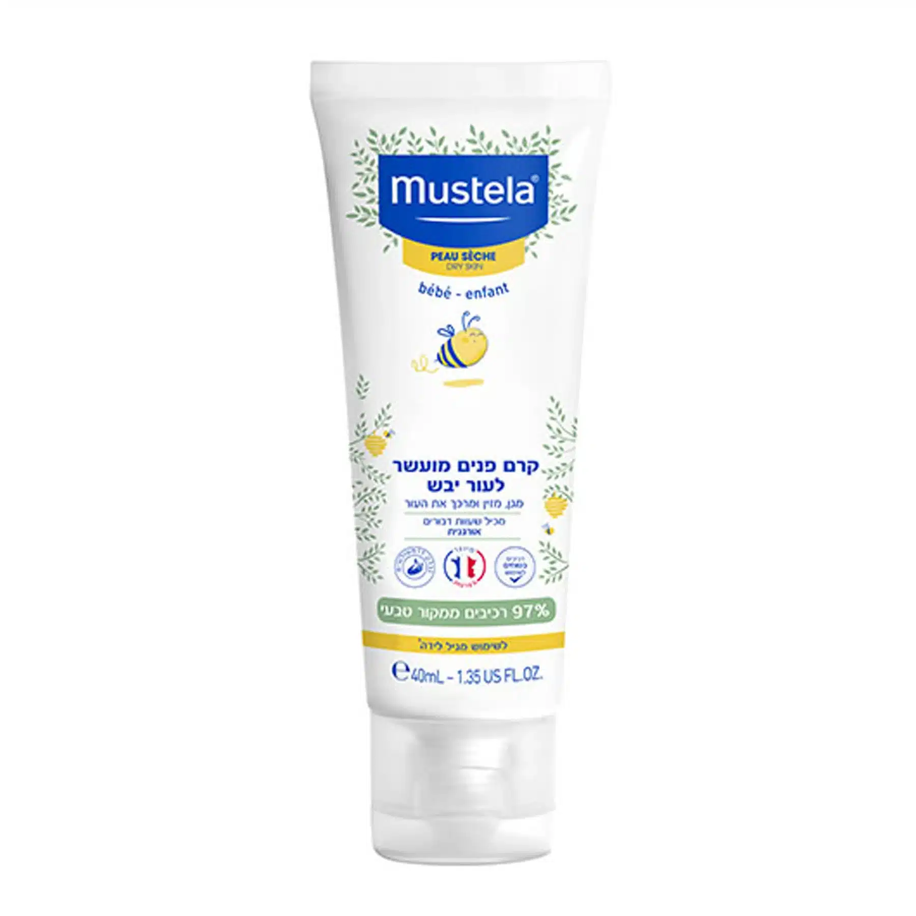 Mustela | קרם פנים מועשר לעור יבש