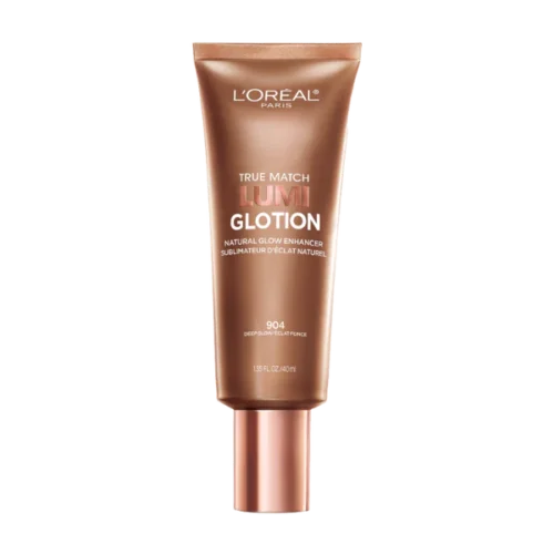 קרם לחות והיילייטר Lumi Glotion בגוון 904 Loreal Paris -Deep Glow
