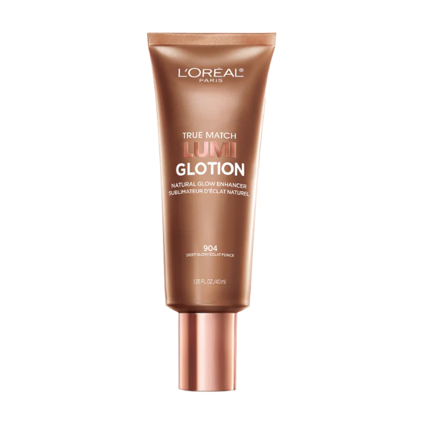 קרם לחות והיילייטר Lumi Glotion בגוון 904 Loreal Paris -Deep Glow