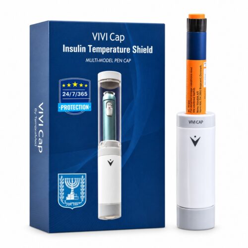 VIVI Cap – מגן תרמי לעטי אינסולין ותרופות בהזרקה